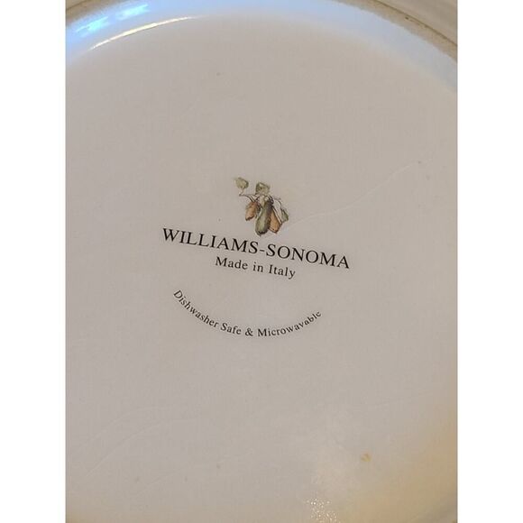 Williams-Sonoma GIARDINO 8" Salad Plates Made In Italy Set/4 EUC Dinner Party - Picture 8 of 16
